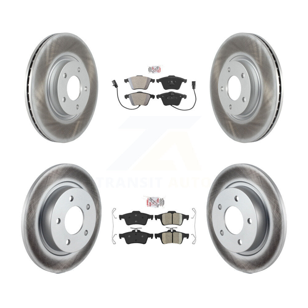 Disc Rotors and Semi-Metallic (Front) & Ceramic (Rear) Brake Pads Kit-KGA-102437 - Kit.bestparts.ca Kit.bestparts.ca