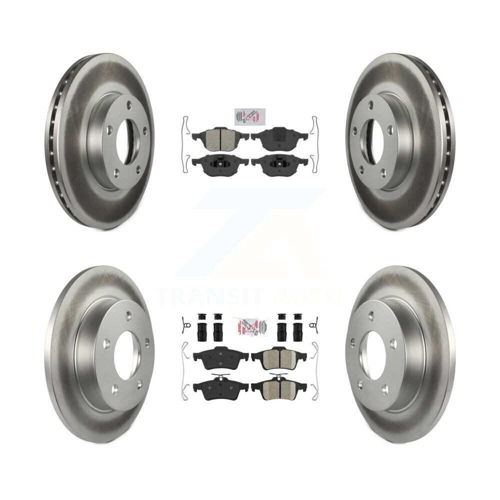 Disc Rotors and Semi-Metallic (Front) & Ceramic (Rear) Brake Pads Kit-KGA-102438 - Kit.bestparts.ca Kit.bestparts.ca