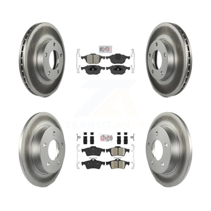 Disc Rotors and Semi-Metallic (Front) & Ceramic (Rear) Brake Pads Kit-KGA-102438 - Kit.bestparts.ca