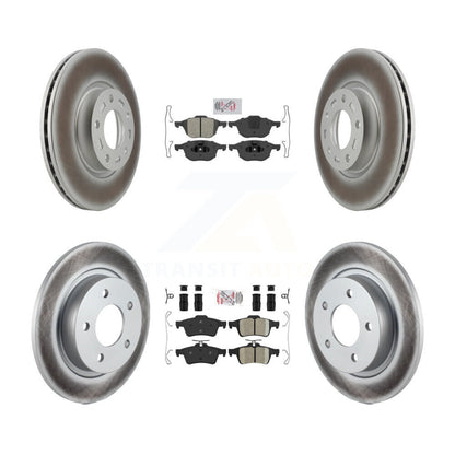 Disc Rotors and Semi-Metallic (Front) & Ceramic (Rear) Brake Pads Kit-KGA-102440 - Kit.bestparts.ca