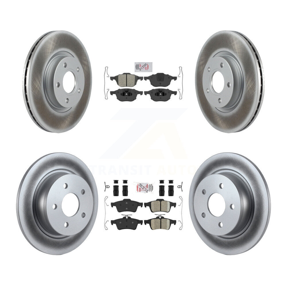 Disc Rotors and Semi-Metallic (Front) & Ceramic (Rear) Brake Pads Kit-KGA-102454 - Kit.bestparts.ca Kit.bestparts.ca
