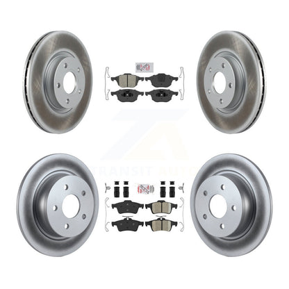 Disc Rotors and Semi-Metallic (Front) & Ceramic (Rear) Brake Pads Kit-KGA-102454 - Kit.bestparts.ca