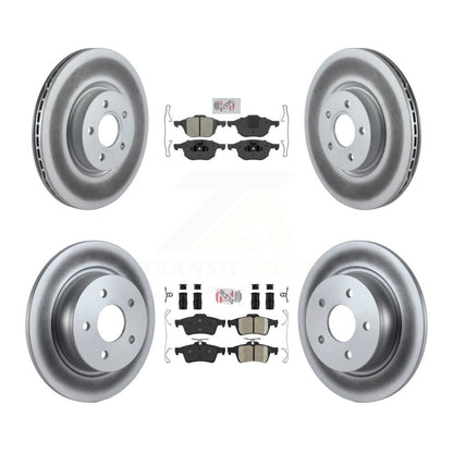 Disc Rotors and Semi-Metallic (Front) & Ceramic (Rear) Brake Pads Kit-KGA-102456 - Kit.bestparts.ca