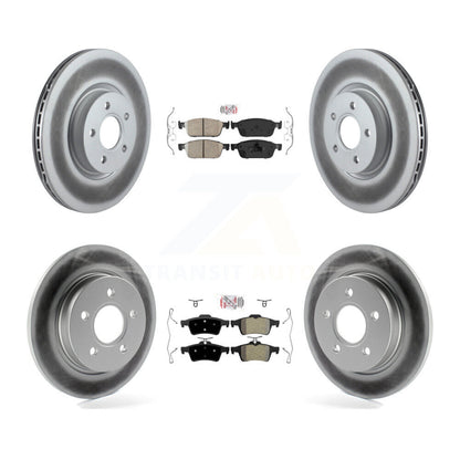 disc rotors and ceramic front semi metallic rear brake pads-kga-102468 - Kit.bestparts.ca