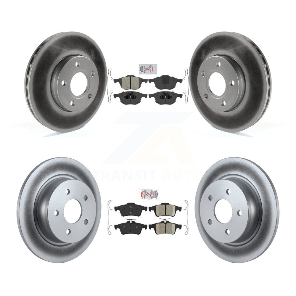 Disc Rotors and Semi-Metallic (Front) & Ceramic (Rear) Brake Pads Kit-KGA-102469 - Kit.bestparts.ca Kit.bestparts.ca