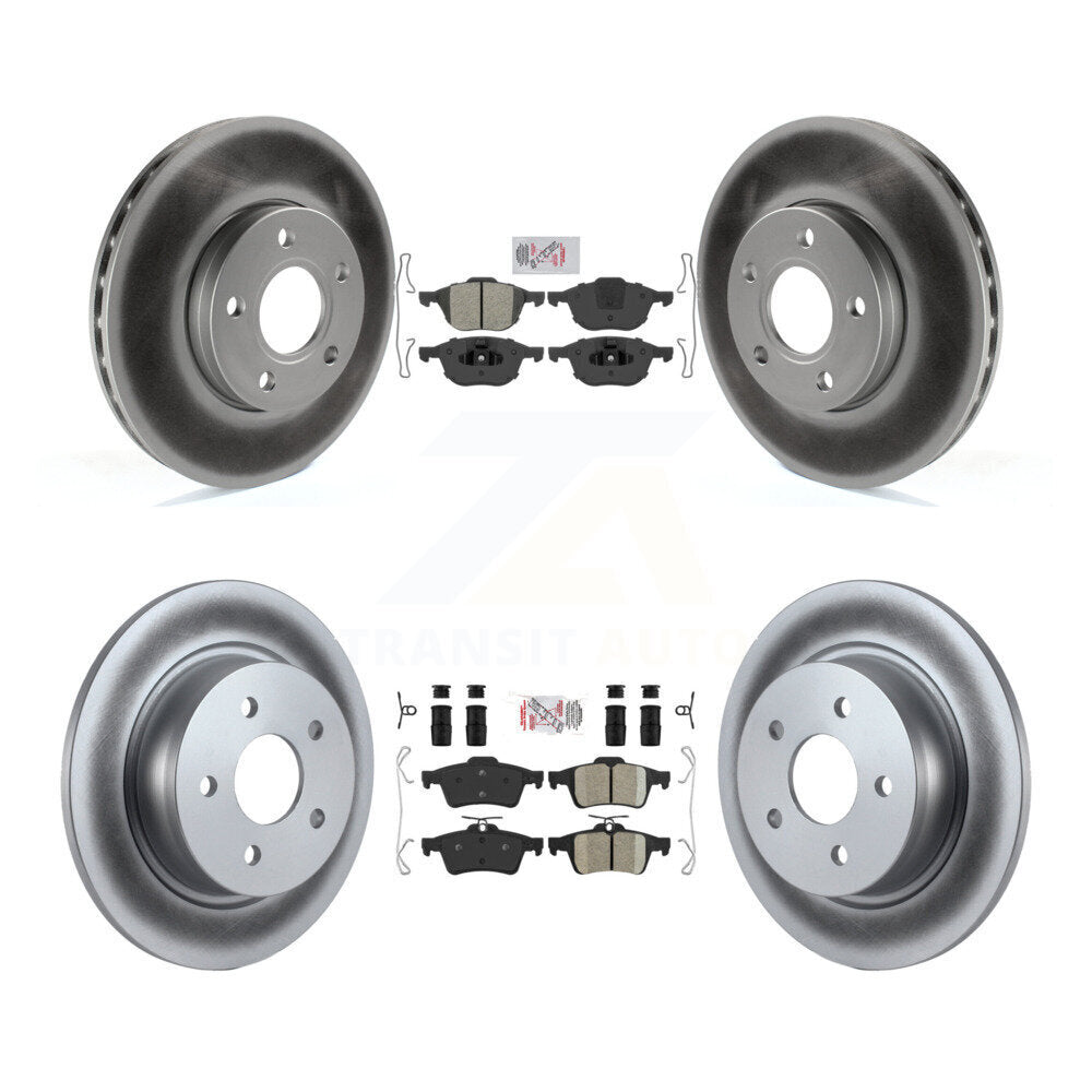 Disc Rotors and Semi-Metallic (Front) & Ceramic (Rear) Brake Pads Kit-KGA-102473 - Kit.bestparts.ca Kit.bestparts.ca