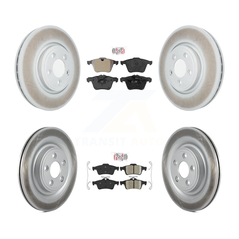 Disc Rotors and Semi-Metallic (Front) & Ceramic (Rear) Brake Pads Kit-KGA-102482 - Kit.bestparts.ca
