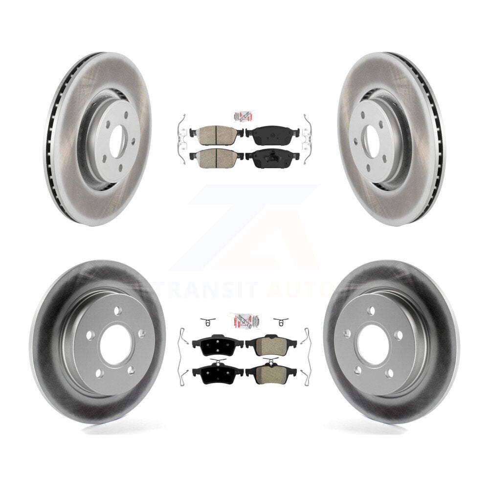 disc rotors and ceramic front semi metallic rear brake pads-kga-102489 - Kit.bestparts.ca Kit.bestparts.ca