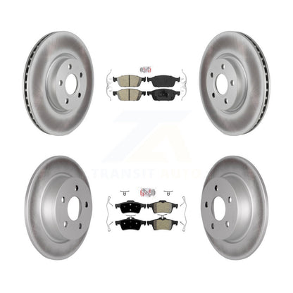 Disc Rotors and Ceramic (Front) & Semi-Metallic (Rear) Brake Pads Kit-KGA-102509 - Kit.bestparts.ca