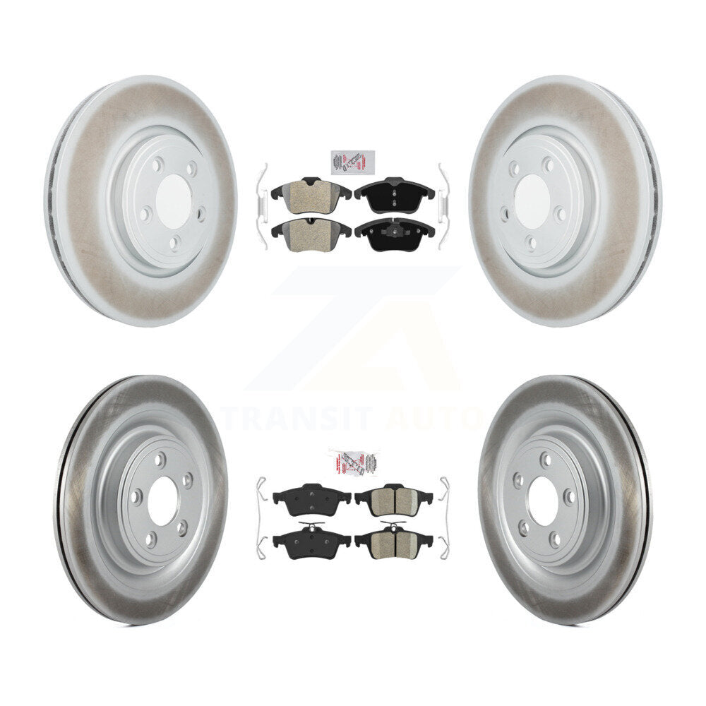 Disc Rotors and Semi-Metallic (Front) & Ceramic (Rear) Brake Pads Kit-KGA-102510 - Kit.bestparts.ca