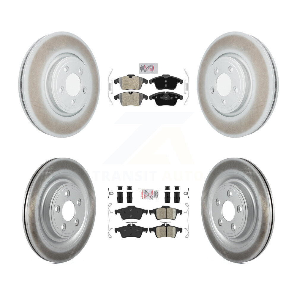 Disc Rotors and Semi-Metallic (Front) & Ceramic (Rear) Brake Pads Kit-KGA-102511 - Kit.bestparts.ca
