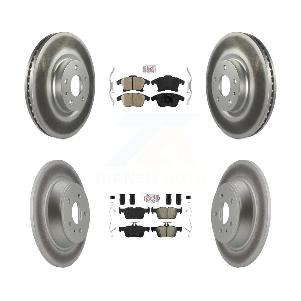 disc rotors and ceramic front semi metallic rear brake pads-kga-102521 - Kit.bestparts.ca Kit.bestparts.ca