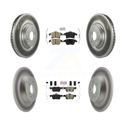 disc rotors and ceramic front semi metallic rear brake pads-kga-102521 - Kit.bestparts.ca