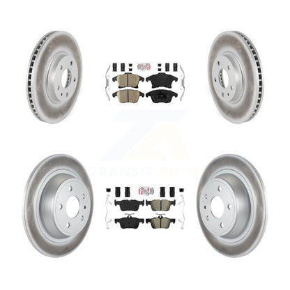 Disc Rotors and Ceramic (Front) & Semi-Metallic (Rear) Brake Pads Kit-KGA-102522 - Kit.bestparts.ca