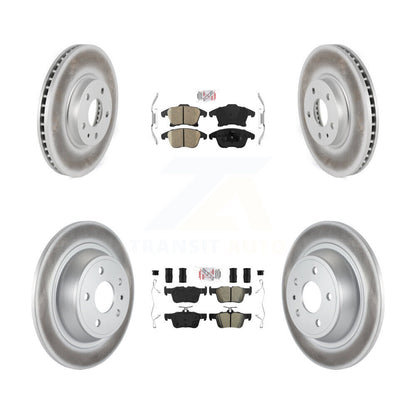 disc rotors and ceramic front semi metallic rear brake pads-kga-102523 - Kit.bestparts.ca