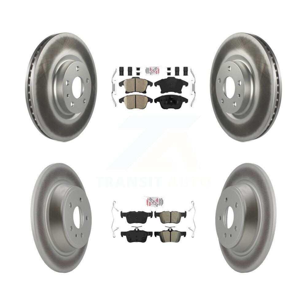 disc rotors and ceramic front semi metallic rear brake pads-kga-102524 - Kit.bestparts.ca Kit.bestparts.ca