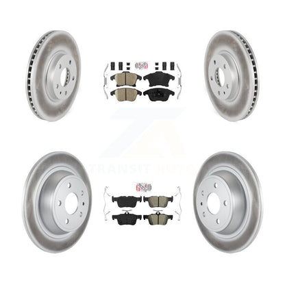Disc Rotors and Ceramic (Front) & Semi-Metallic (Rear) Brake Pads Kit-KGA-102526 - Kit.bestparts.ca