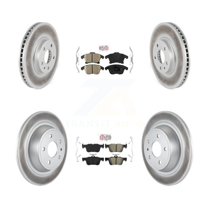 disc rotors and ceramic front semi metallic rear brake pads-kga-102527 - Kit.bestparts.ca