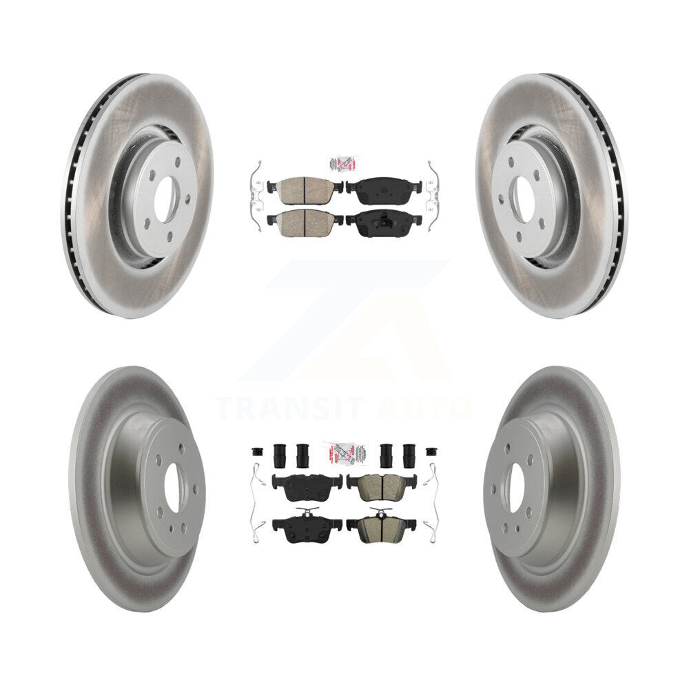 disc rotors and ceramic front semi metallic rear brake pads-kga-102528 - Kit.bestparts.ca Kit.bestparts.ca