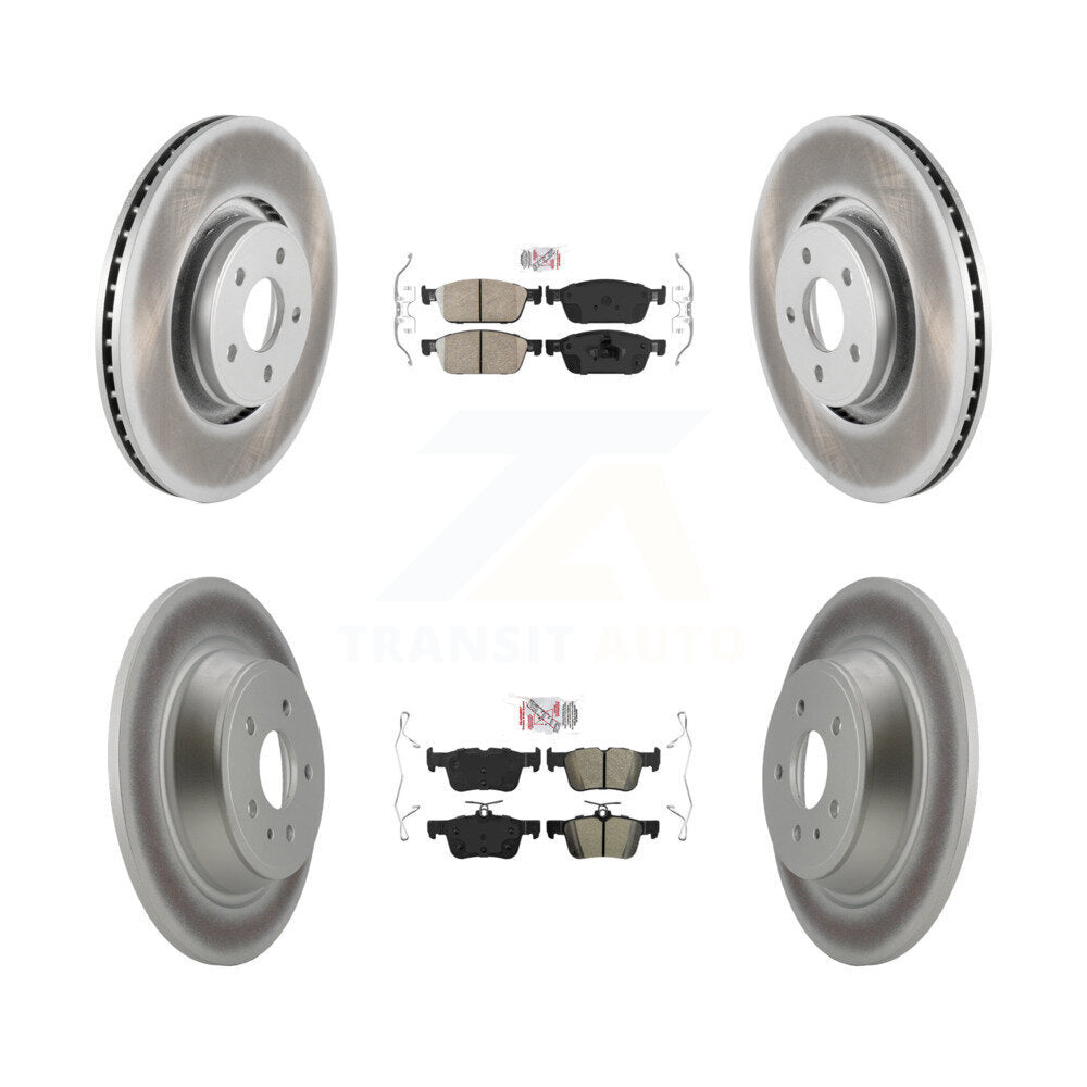 disc rotors and ceramic front semi metallic rear brake pads-kga-102529 - Kit.bestparts.ca Kit.bestparts.ca