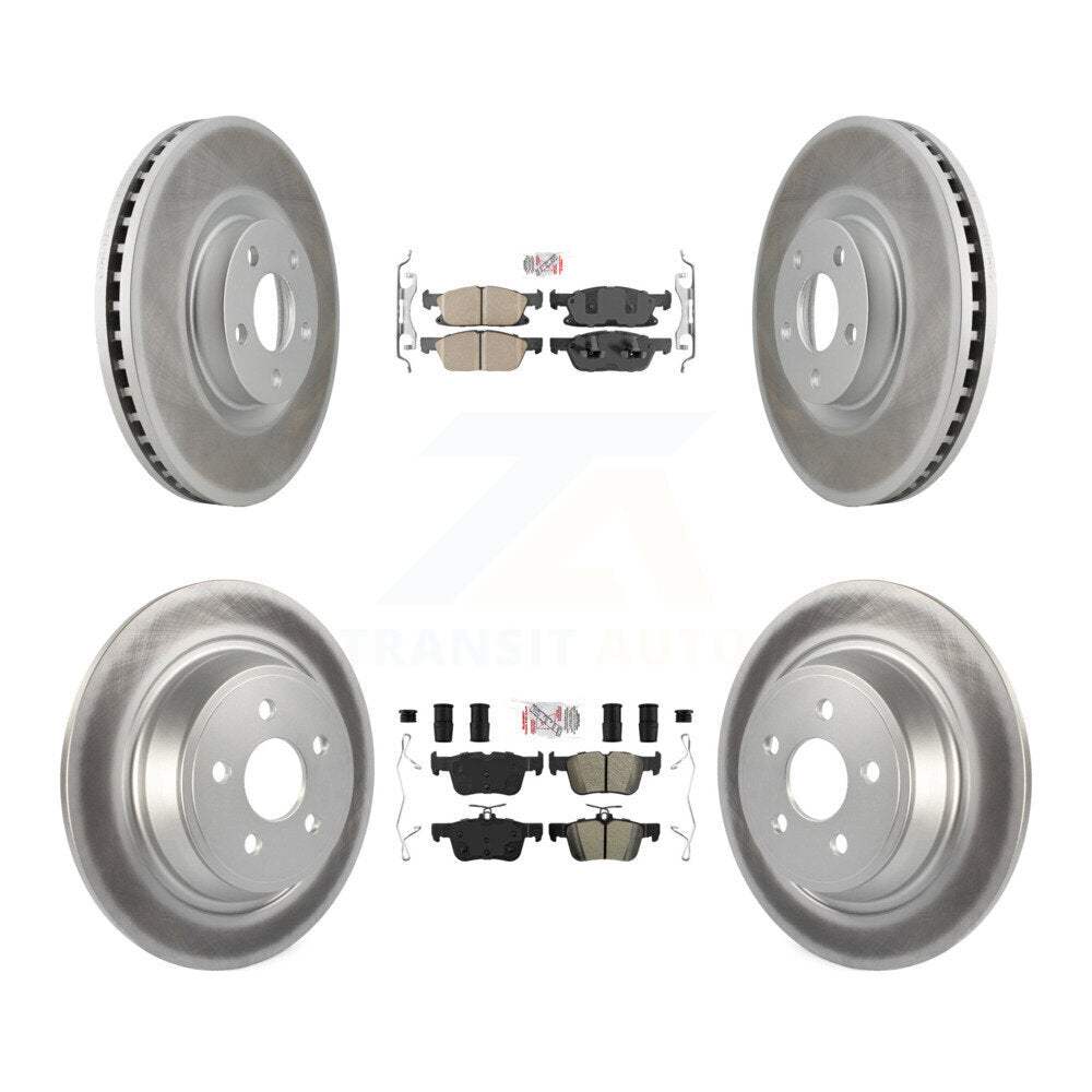 Disc Rotors and Ceramic (Front) & Semi-Metallic (Rear) Brake Pads Kit-KGA-102530 - Kit.bestparts.ca Kit.bestparts.ca