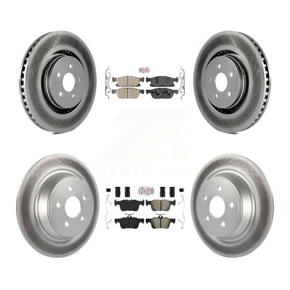Disc Rotors and Ceramic (Front) & Semi-Metallic (Rear) Brake Pads Kit-KGA-102531 - Kit.bestparts.ca
