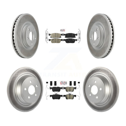 Disc Rotors and Ceramic (Front) & Semi-Metallic (Rear) Brake Pads Kit-KGA-102533 - Kit.bestparts.ca