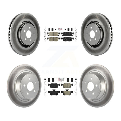 Disc Rotors and Ceramic (Front) & Semi-Metallic (Rear) Brake Pads Kit-KGA-102534 - Kit.bestparts.ca