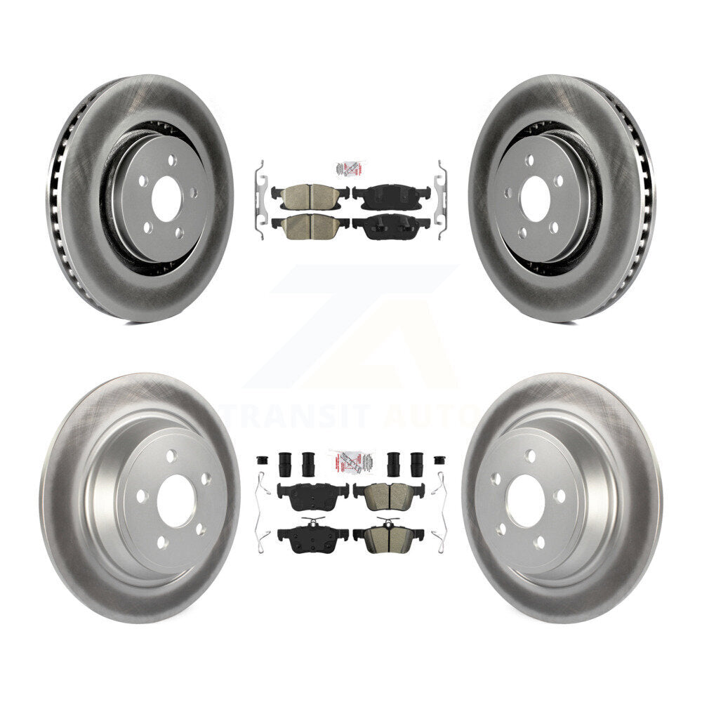 Disc Rotors and Ceramic (Front) & Semi-Metallic (Rear) Brake Pads Kit-KGA-102535 - Kit.bestparts.ca Kit.bestparts.ca
