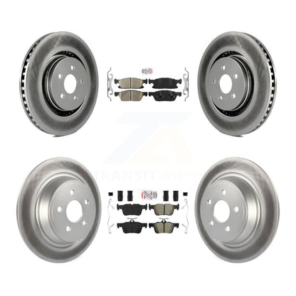 Disc Rotors and Ceramic (Front) & Semi-Metallic (Rear) Brake Pads Kit-KGA-102535 - Kit.bestparts.ca
