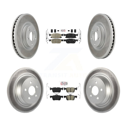 Disc Rotors and Ceramic (Front) & Semi-Metallic (Rear) Brake Pads Kit-KGA-102536 - Kit.bestparts.ca