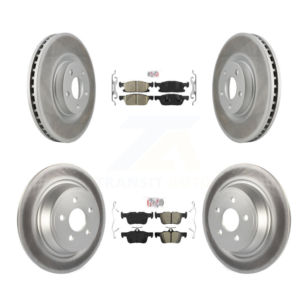 Disc Rotors and Ceramic (Front) & Semi-Metallic (Rear) Brake Pads Kit-KGA-102537 - Kit.bestparts.ca Kit.bestparts.ca