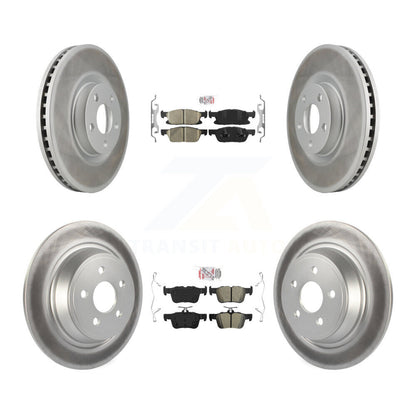 Disc Rotors and Ceramic (Front) & Semi-Metallic (Rear) Brake Pads Kit-KGA-102537 - Kit.bestparts.ca
