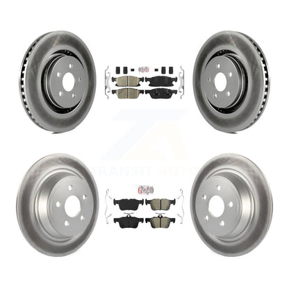 Disc Rotors and Ceramic (Front) & Semi-Metallic (Rear) Brake Pads Kit-KGA-102538 - Kit.bestparts.ca