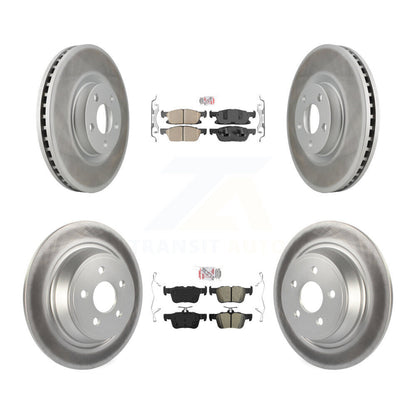 Disc Rotors and Ceramic (Front) & Semi-Metallic (Rear) Brake Pads Kit-KGA-102540 - Kit.bestparts.ca