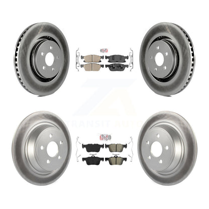 Disc Rotors and Ceramic (Front) & Semi-Metallic (Rear) Brake Pads Kit-KGA-102541 - Kit.bestparts.ca