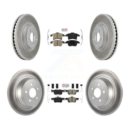 disc rotors and ceramic front semi metallic rear brake pads-kga-102573 - Kit.bestparts.ca