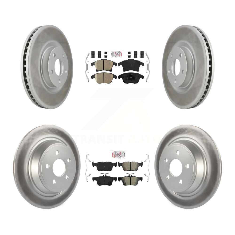 Disc Rotors and Ceramic (Front) & Semi-Metallic (Rear) Brake Pads Kit-KGA-102574 - Kit.bestparts.ca Kit.bestparts.ca