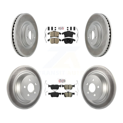 Disc Rotors and Ceramic (Front) & Semi-Metallic (Rear) Brake Pads Kit-KGA-102574 - Kit.bestparts.ca