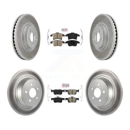 disc rotors and ceramic front semi metallic rear brake pads-kga-102575 - Kit.bestparts.ca