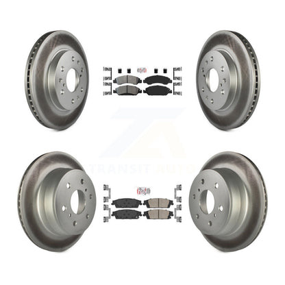 Disc Rotors and Semi-Metallic (Front) & Ceramic (Rear) Brake Pads Kit-KGA-102664 - Kit.bestparts.ca