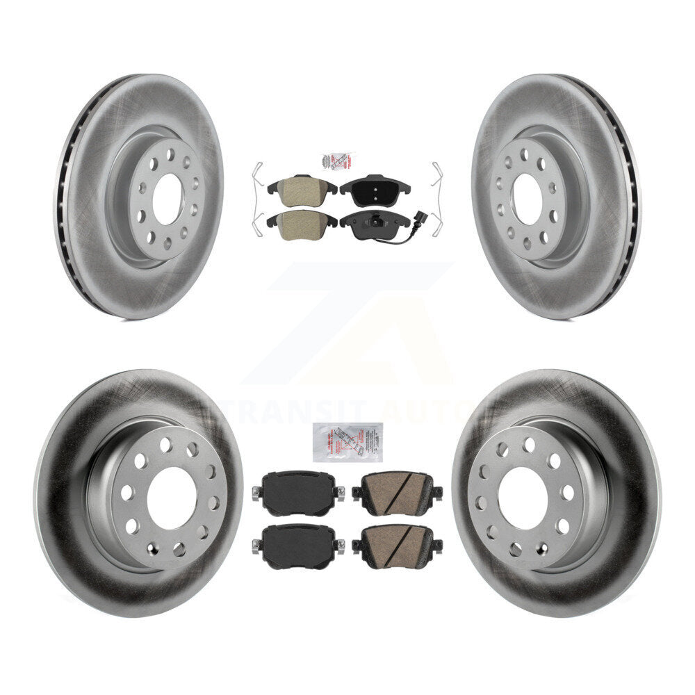 Disc Rotors and Semi-Metallic (Front) & Ceramic (Rear) Brake Pads Kit-KGA-102668 - Kit.bestparts.ca Kit.bestparts.ca