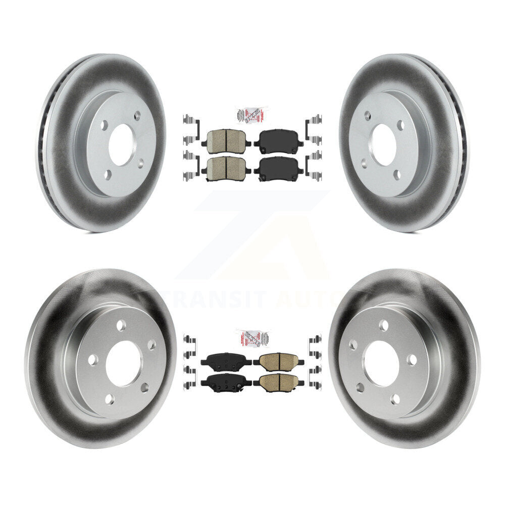 Disc Rotors and Ceramic Brake Pads Kit-KGA-102686 Kit.bestparts.ca