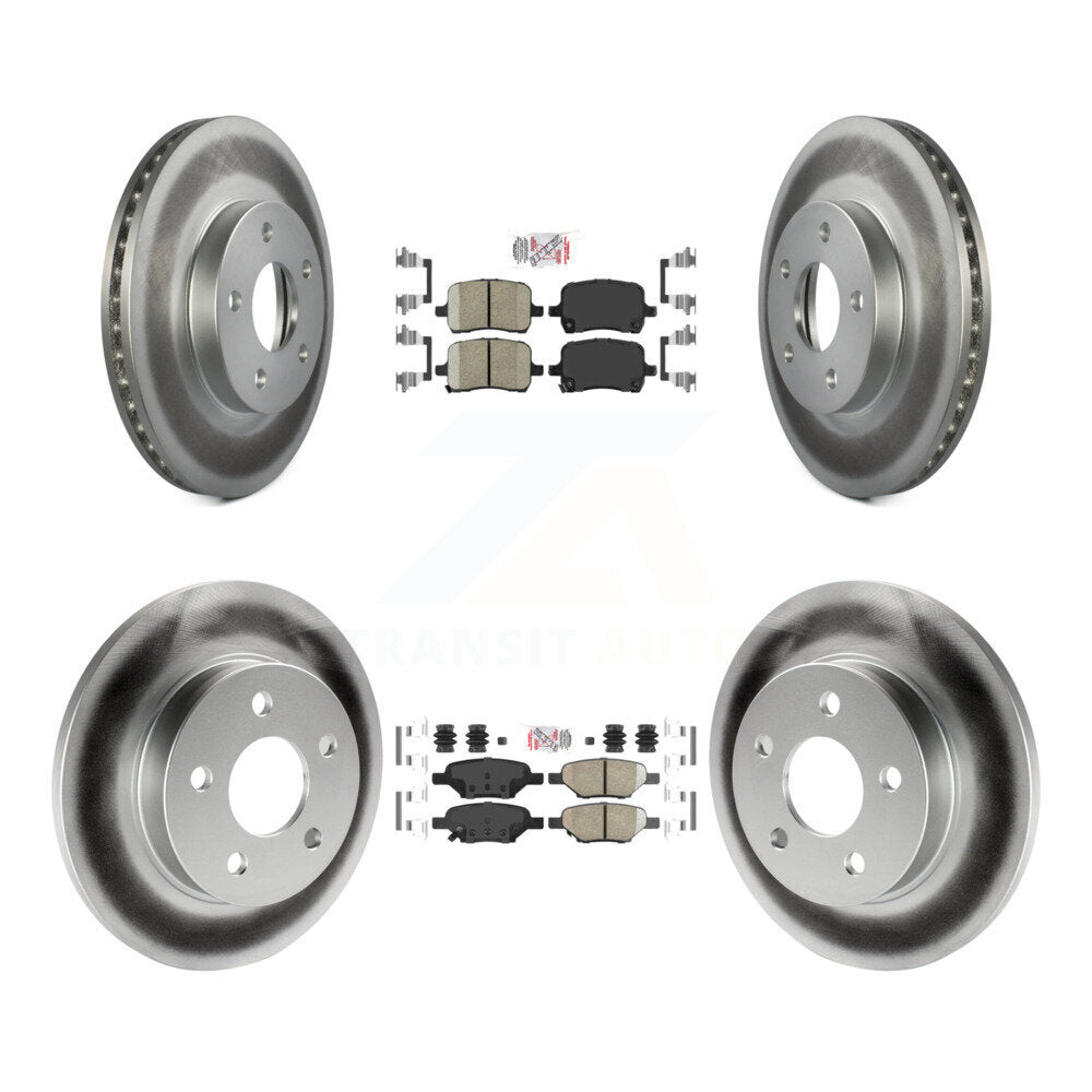 Disc Rotors and Ceramic Brake Pads Kit-KGA-102687 Kit.bestparts.ca