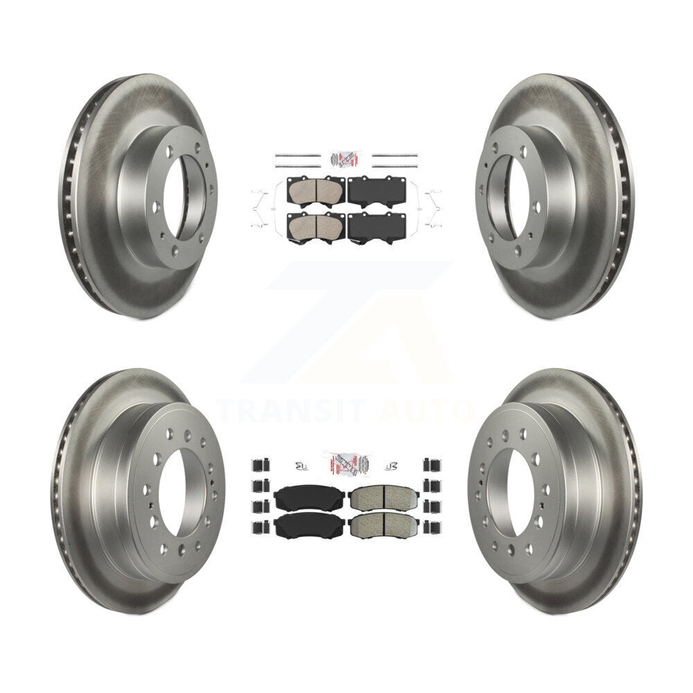 Disc Rotors and Ceramic (Front) & Semi-Metallic (Rear) Brake Pads Kit-KGA-102708 - Kit.bestparts.ca Kit.bestparts.ca