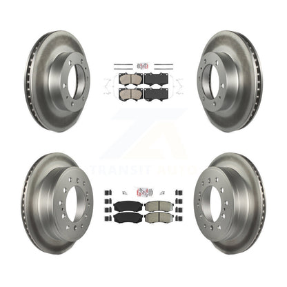 Disc Rotors and Ceramic (Front) & Semi-Metallic (Rear) Brake Pads Kit-KGA-102708 - Kit.bestparts.ca