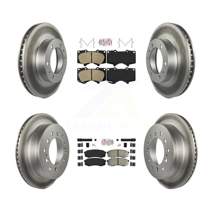 Disc Rotors and Ceramic (Front) & Semi-Metallic (Rear) Brake Pads Kit-KGA-102709 - Kit.bestparts.ca