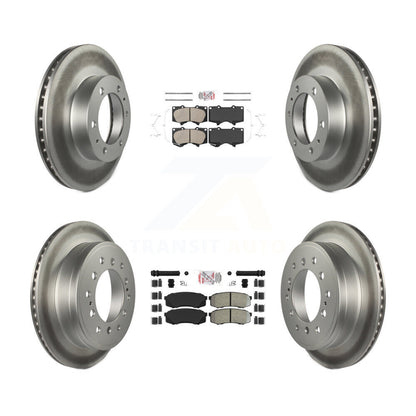 Disc Rotors and Ceramic (Front) & Semi-Metallic (Rear) Brake Pads Kit-KGA-102710 - Kit.bestparts.ca