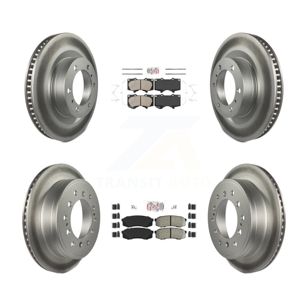 Disc Rotors and Ceramic (Front) & Semi-Metallic (Rear) Brake Pads Kit-KGA-102712 - Kit.bestparts.ca Kit.bestparts.ca
