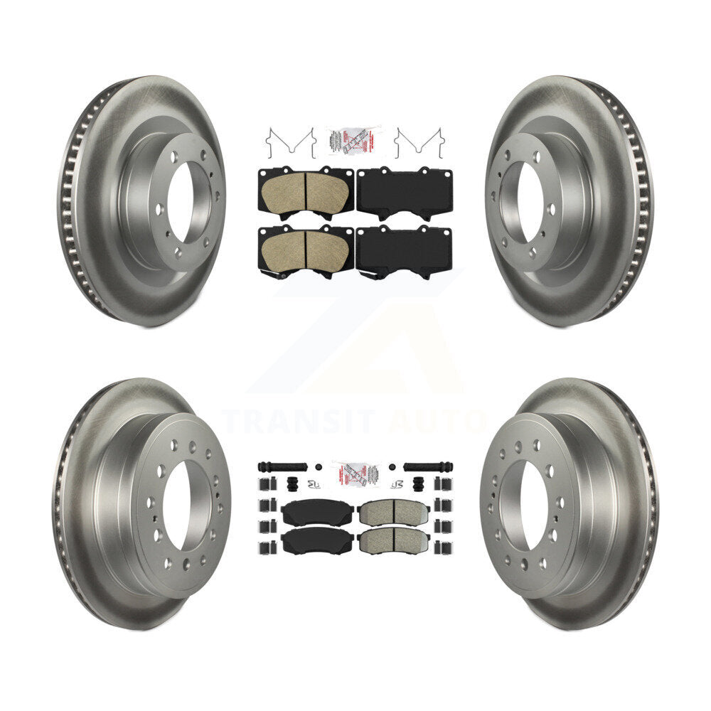 Disc Rotors and Ceramic (Front) & Semi-Metallic (Rear) Brake Pads Kit-KGA-102713 - Kit.bestparts.ca Kit.bestparts.ca